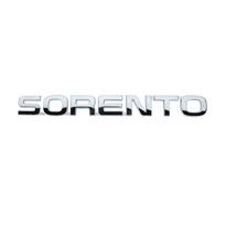 3D ABS SORENTO CERATO raidės ženklelis Automobilio galinės emblemos Kamieno apdailos lipdukas skirtas Kia Sportage Rio Soul Optima Ceed Forte Picanto white