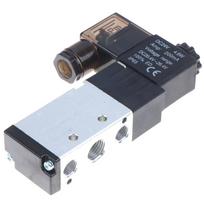 Pneumatinis elektrinis solenoidinis vožtuvas 4V210-08 5 krypčių 2 padėčių valdymo oro dujų magnetinis vožtuvas 12V 24V 36V 220V 380V Žarnos jungtys DC24V