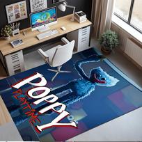 Huggy Wuggy Printed Carpet Rug for Office Chair Living Room Bedroom Kitchen Room Decor Gifts 80cmx120cm