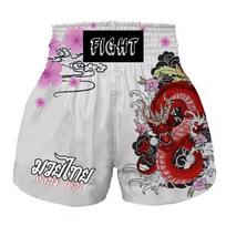 Muay Thai Shorts Martial Arts Training Adult Youth Kickboxing MMA Boxing Fight S