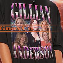 GILLIAN ANDERSON Vintage Shirt, Gillian Anderson Tshirt, Gillian Anderson Fan Tees, Gillian Anderson Retro 90s Sweater Merch Gift #tpc XL brown