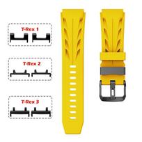 Sport Watch Band Fit for Amazfit T-Rex 3 Smartwatch Replacement Accessories Suitable for Amazfit T Rex 3 2 1 T-Rex 3 geltona