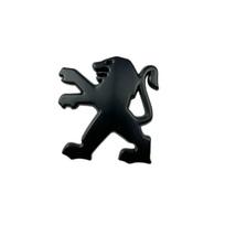 Metalinis automobilio vairo lipdukas Emblema Ženklelis Peugeot 308 307 408 208 508 3008 2008 3008 5008 Interjero Aksesuarai juoda