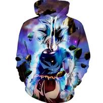 Anime Vegeta Son Goku 3D Spausdinti Megztiniai Megztiniai Vaikai Berniukai Merginos Mada Kasdieniai animaciniai megztiniai Vyriški Negabaritinis megztinis XXXL gray