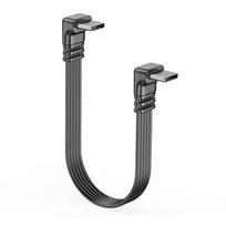 90 Degree USB C Extension Cable Male to Female Type C to Type C 480Mbps 45W Fast Charging Extender Data Cord for Samsung Xiaomi 10cm kaip parodyta spalva