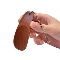 Japanese Style Mini Portable Wooden Shoe Lifter brown
