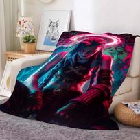 Žaidimo L-lyga L-legendos Jinx Antklodė Šilta Ir Minkšta Tinka Miegamajam Svetainei Sofa Lova Biurui Kelionėms Stovyklavimui 40x50in