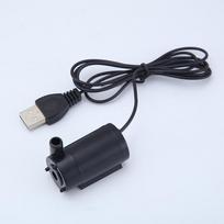 USB 1M kabelis DC Mute 3V5V6V mini panardinamas vandens siurblys juoda