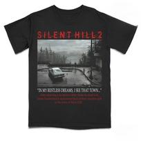 Men Silent Hill 2 T Shirts Cotton Clothing Casual Short Sleeve Round Neck Tee Shirt Adult TShirts Oversized Tee High Street Top 4XL gray