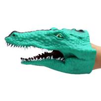Simuliacinis gyvūno lėlinis žaislas Realistiškas dinozauras Ryklis Arklys Krokodilas Rankinė lėlė Vaikams Suaugusiems Interaktyvus vaidmenų žaidimas Minkštos gumos rankinė pirštinė
