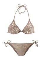 JETTE Bikinis tamsi smėlio