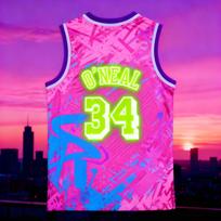2026 m. naujausias Shaquille O'Neal #34 krepšinio marškinėlis vyrams, moterims ir šeimai su 3D spausdinimo dizainu S yellow
