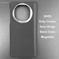 Magnetic Case For Huawei Mate X6 Carbon Fabric Fiber Magsafe Case Central Axis Hinge Magnetic Cover Aramid Fiber Ultra-thin X6 Huawei Mate X6 gray