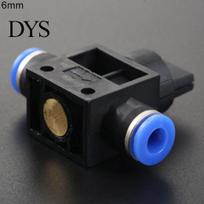 Pneumatic Ball Air Valve Push In Fitting Connector Hose Tube Pipe Speed Joiner 6mm
