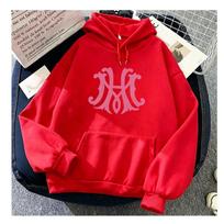 TV Series Maxton Hall Hoodie The World Between Us Graphic Sweatshirts Moletom Feminino Winter Long Sleeve Hooded Pullovers Girl S raudona