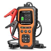 Car Battery Jump Starter with OBD2 Scanner 5000A Car Battery Jumper Starter Portable All Gas/10L Diesel 12V Jump Box Jumper Cab black