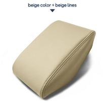 For VW Touran 2006 2007 2008 2009 2010 2011 2012 Car Armrest Cover | OEM Fit Anti-Tear Thermal ulation Car Interior Protector Beige-thread
