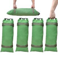 4 Pack Thick Canvas Flood Sandbags w/Handles Convenient for Flood Control 4