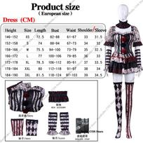 New Terrifier Art Clown Joker Cosplay Costume Mask Socks Men Jumpsuit Women Role Play Horror Dress Suit Halloween Carnival Party M gray