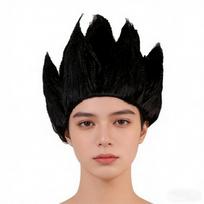 Helovinas Suaugusių Vyrų Z Cosplay Saiyan Perukai Goku Anime Kostiumas Šventės Persirengimas Jaunimo Liepsnos Mėlynas Geltonas Žalias Raudonas Perukas Karnavalo Plaukai black