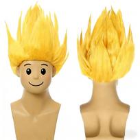 Helovinas Suaugusių Vyrų Z Cosplay Saiyan Perukai Goku Anime Kostiumas Šventės Persirengimas Jaunimo Liepsnos Mėlynas Geltonas Žalias Raudonas Perukas Karnavalo Plaukai yellow