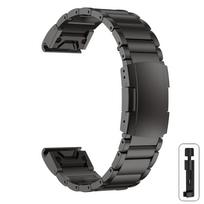 22mm 26mm Titanium Strap for Garmin Fenix 5/5X/5XPlus/6/6X/6XPro Metal Release Quick Fit Watch Band for Fenix7 7X 3/3HR Bracelet 26mm juoda
