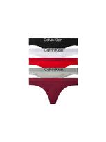 Calvin Klein Underwear Siaurikės margai pilka / raudona / burgundiško vyno spalva / juoda / balta
