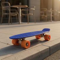 Spalvingas Penny Board riedlentė Lengvas 27 colių Cruiser pradedantiesiems, Lauke, Dark Blue W Org Whl