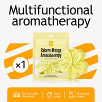 Hanging Aroma Diffuser for Bathroom and Bedroom - Elegant Fragrance, Odor Removal, Ideal for Home or Hotel orange