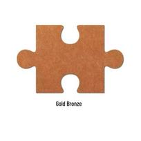 Stylish Felt Puzzle Floor Mat: Entrance, Wall Decor & Sound Insulation Sticker. Gold Copper; 8mm thick brown