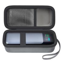Case Compatible with Anker 737/735/ 736/717 USB-C Portable Charger Power Bank, Fast Foldable Wall PowerBank Bag pilka spalva
