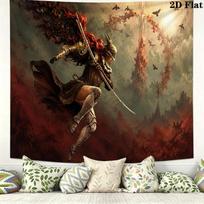ELDEN RING Wall Tapestry Aesthetic Wall Hanging Printed Fabric Blanket Decorative Tapestries for Bedroom Living Room Home Decor 150cm x 200cm