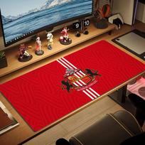 Sunderland A.F Large Size Mouse Pad Large Gaming Table Cushion Non-slip Laptop Tablet Big Mousepad XXL Mat Mini PC Playmat With Lock edge 30cmx60cm(11.8x23.6inch) black