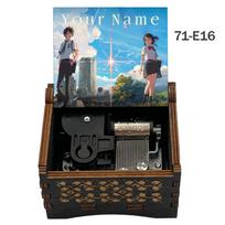 Anime Your Name Music Box Main Theme Zenzenzense Song Wooden Musical Home Office Ornament Friends Birthday Festival Small Gift 3 71-E16-wind