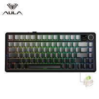 Aula F75 MAX Wireless Mechanical Keyboard With TFT Screen and Knob Gasket RGB Backlight Gaming Keyboard in 75% Layout Hot-Swap