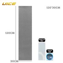 UICE SUP Board 100/120*50cm Skimboard Surfboard Traction Pad Non-slip Diamond Grip Mat Trimmable Kayak Skateboard Motorboat 120x30cm-grey gray