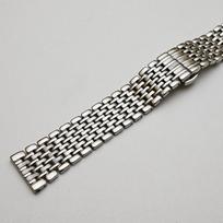 Nerūdijančio plieno laikrodžio apyrankė 18mm 20mm 22mm sidabro aukso poliruota vyriška prabangi pakaitinė metalinė laikrodžio apyrankė 18mm sidabras