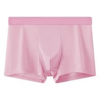 Vyriški apatiniai Ice Silk Kvėpuojantis Minkštos Vyriškos kelnės Madinga Asmenybė Sportas Fitnesas Kasdieniai vyriški bokseriai 2XL rožinė