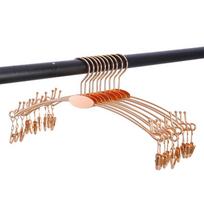 5/10 VNT. Auksiniai Metaliniai Liemenėlių Pakabai, Madingi Rožinio Aukso Neslystantys Kelnaičių Stovai su 2 Klipais, Lingerie Parduotuvės Vitrinos Pakabukas 5pcs black