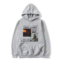 Reperis Tory Lanez Alone At Prom Muzikinis Albumas Grafinis Spaudinys Hoody Vyrams Moterims Hip Hop Rap Per dydžio Džemperis Vyriška Mada Hoodies 3XL white