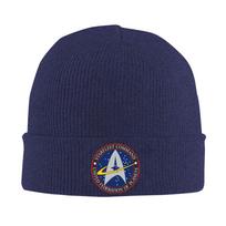 Custom Treks-Star Film Bonnet Hats  Fashion Knitted Hat For Women Men Autumn Winter Warm  Skullies Beanies Caps blue