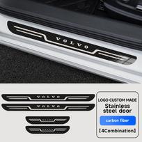 Volvo XC40 XC60 XC70 XC90 V40 V50 V60 V90 C30 S60 S90 EX90 2024 2025 Automobilio Nerūdijančio Plieno Durų Slenksčio Apsauginė Plokštelė Automobilio Aksesuarai gray