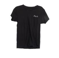 Hang Ten Black Graphic Tee With Wave Design  Logo Detail Size S XXXXL black