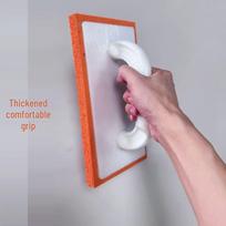 Epoxy-Colored Sand Grouting Spatula: Thickened Rubber Trowel for Plastering and Tile Construction. gray