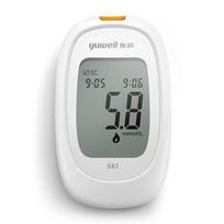 YUWELL 582 Gliukozės kiekio kraujyje matuoklis diabeto gliukometras testavimo juostelės gliukozės matuoklis diabeto priedai gliukozės kiekio kraujyje monitorius 582+50 strip+50 lancet gray
