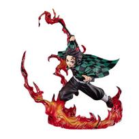 Anime Demon Slayer Action Figure Kamado Tanjirou Nezuko Hinokami Kagura Collectile Figurine Toys Model Decor Children Gift with box