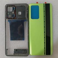 For Realme GT Neo 2 RMX3370 Full Housing Case Middle Frame Glass Battery Back Cover Rear Repair Parts Full Set Green gray
