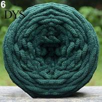 DIY Soft Scarf Sweater Towel Thick Yarn Ball Hand Knitting Crochet Craft Gift tamsiai žalia spalva