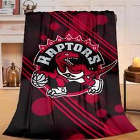 Raptors basketball Logo Blanket Flannel Throw for Sofa, Travel, Camping, Livingroom, Office, Chair and Bed Soft and Warm Holiday gifts 80cmx120cm red