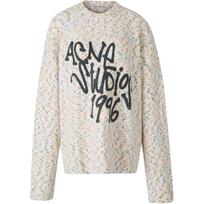 Acne Studios Logo Printed Jumper FM-MN-KNIT000527 S white